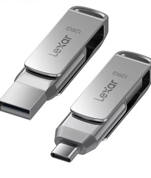 Dual USB 3.2 Flash Drive Type-C en USB-A – Snelle Metalen USB Stick