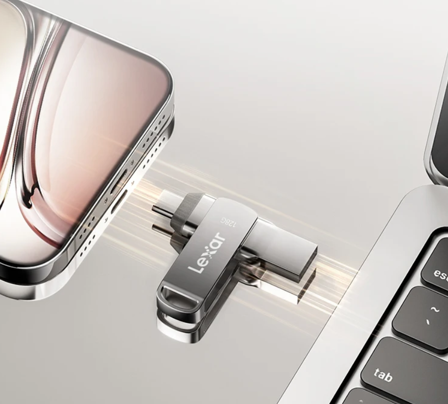 Dual USB 3.2 Flash Drive Type-C en USB-A – Snelle Metalen USB Stick