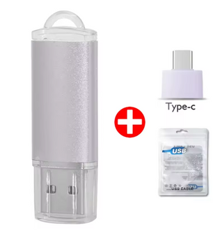 USB Flash Drive Type-C en USB-A – Compacte Metalen USB Stick