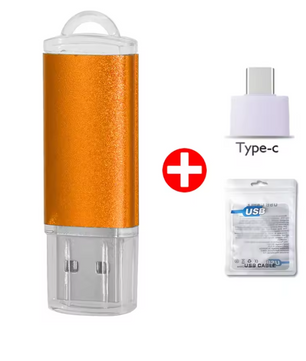 USB Flash Drive Type-C en USB-A – Compacte Metalen USB Stick