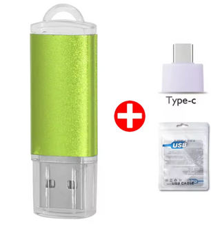 USB Flash Drive Type-C en USB-A – Compacte Metalen USB Stick
