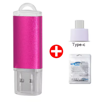 USB Flash Drive Type-C en USB-A – Compacte Metalen USB Stick