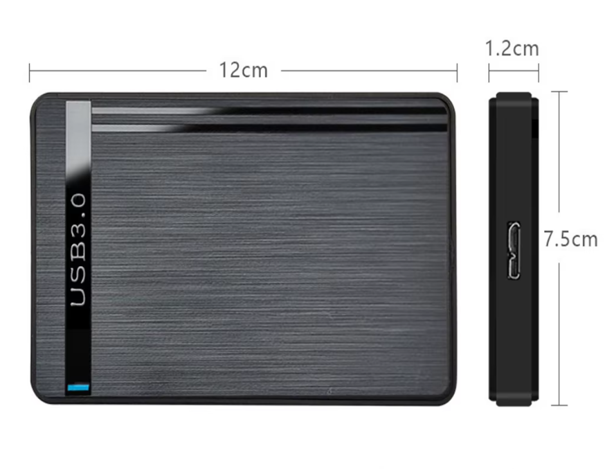 2.5” HDD/SSD Behuizing USB 3.0/Type-C – Externe Opslag Case