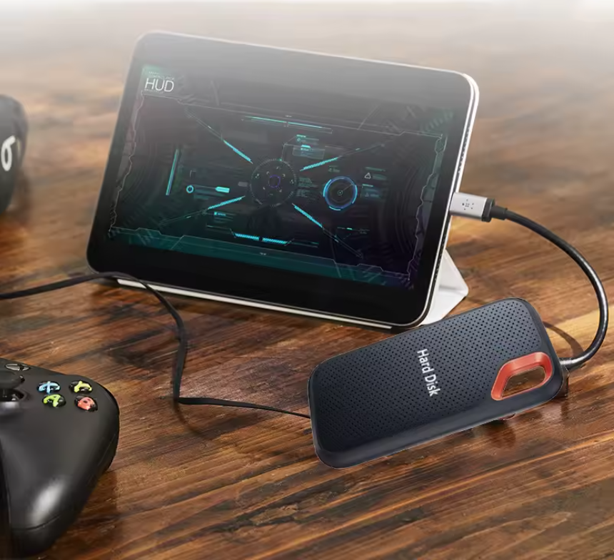 Externe SSD USB 3.2 – Snelle Draagbare Opslag voor PC, Laptop en Mac