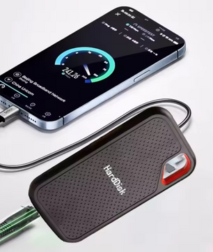 Externe SSD USB 3.2 – Snelle Draagbare Opslag voor PC, Laptop en Mac