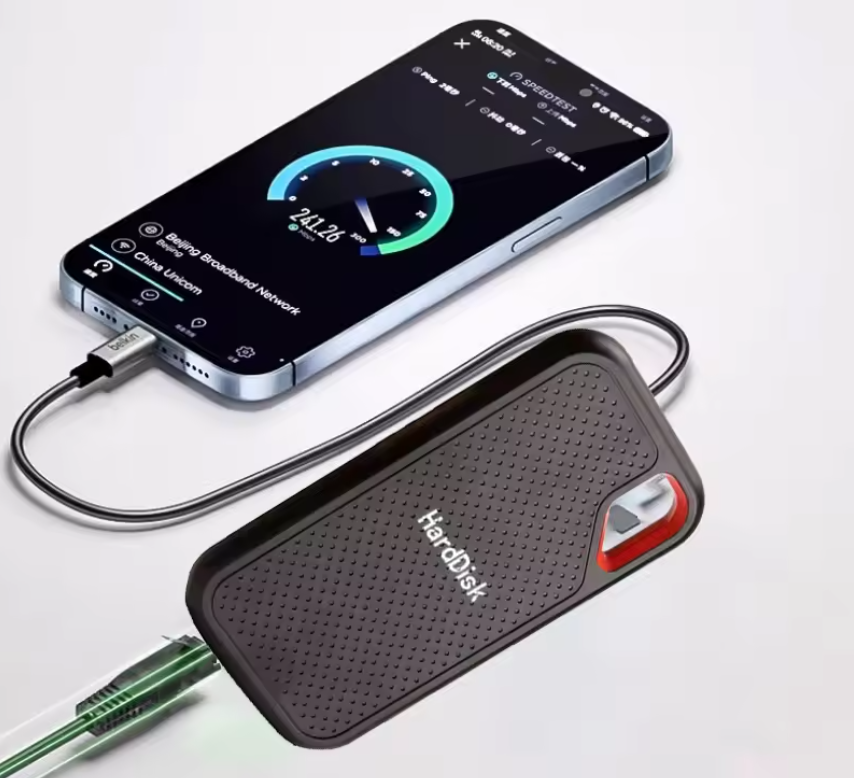 Externe SSD USB 3.2 – Snelle Draagbare Opslag voor PC, Laptop en Mac
