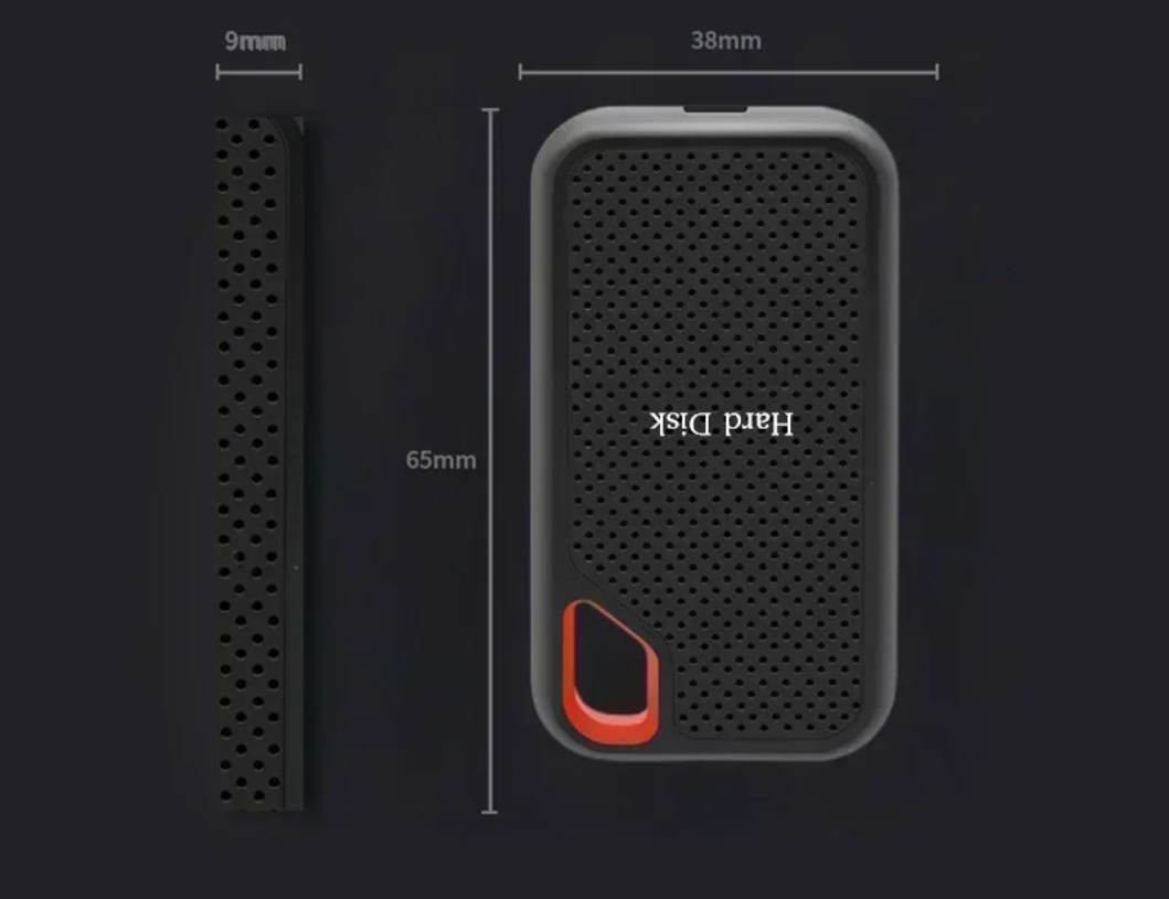 Externe SSD USB 3.2 – Snelle Draagbare Opslag voor PC, Laptop en Mac
