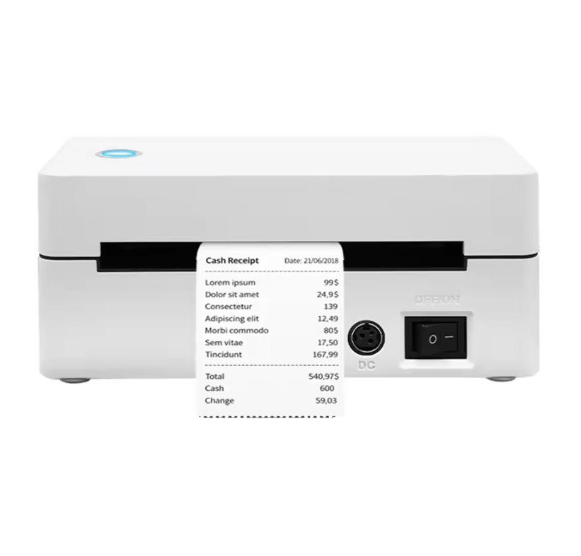 Thermische Labelprinter 4x6 – Bluetooth en USB Verzendprinter 203 DPI