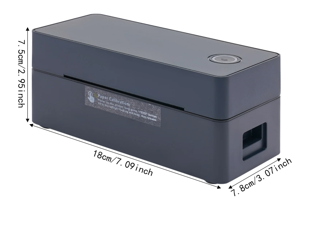 Thermische Labelprinter 4x6 – Bluetooth en USB Verzendprinter 203 DPI
