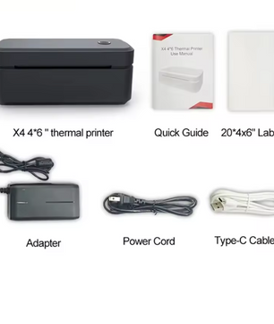 Draagbare Thermische Labelprinter 4x6 – Bluetooth Verzendprinter