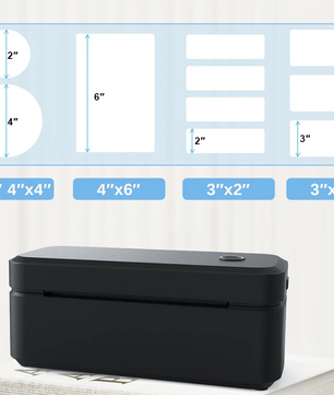 Draagbare Thermische Labelprinter 4x6 – Bluetooth Verzendprinter