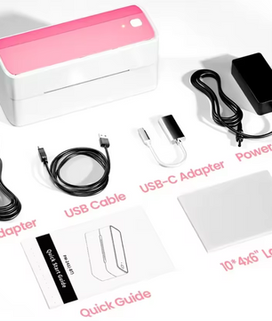 Thermische Labelprinter 4x6 – Bluetooth en USB Verzendprinter Draadloos