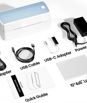 Thermische Labelprinter 4x6 – Bluetooth en USB Verzendprinter Draadloos