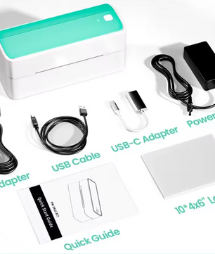 Thermische Labelprinter 4x6 – Bluetooth en USB Verzendprinter Draadloos