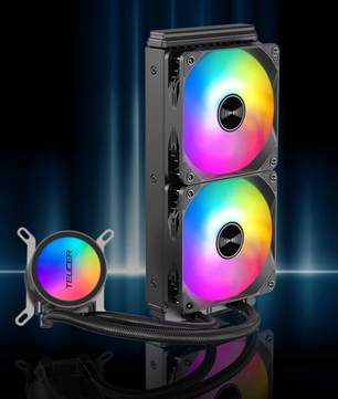 RGB CPU Waterkoeler 120mm – Stille Koeling en Hoge Prestaties
