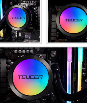 RGB CPU Waterkoeler 120mm – Stille Koeling en Hoge Prestaties