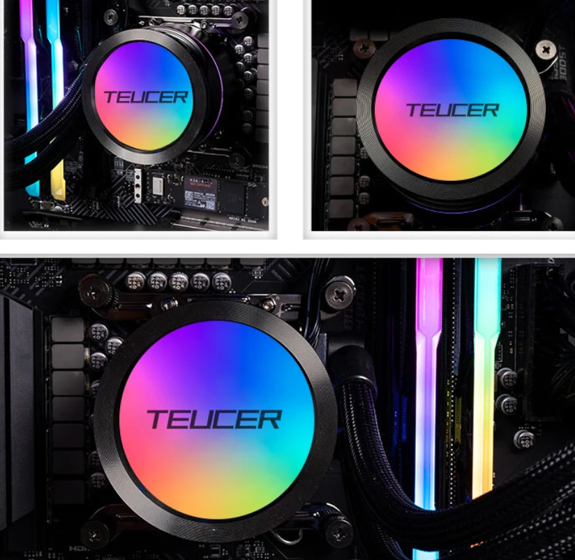 RGB CPU Waterkoeler 120mm – Stille Koeling en Hoge Prestaties