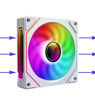 ARGB PC Case Fan 120mm – Stille Koeling met RGB Verlichting