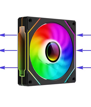 ARGB PC Case Fan 120mm – Stille Koeling met RGB Verlichting