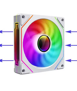 ARGB PC Case Fan 120mm – Stille Koeling met RGB Verlichting