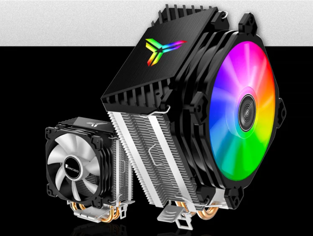 RGB CPU Tower Koeler – 2 Heatpipes en Stille 92mm Fan