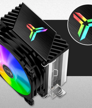 RGB CPU Tower Koeler – 2 Heatpipes en Stille 92mm Fan