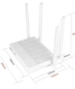 AX3000 WiFi 6 Repeater – Dual Band Mesh Range Extender met Gigabit Poorten