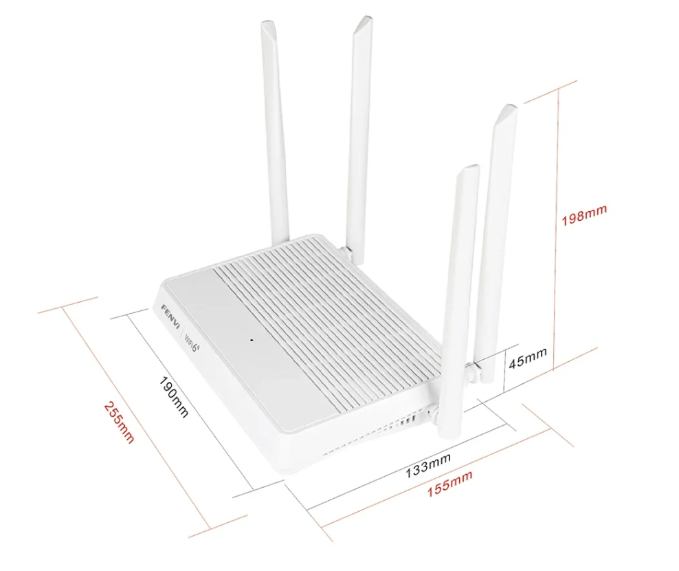 AX3000 WiFi 6 Repeater – Dual Band Mesh Range Extender met Gigabit Poorten