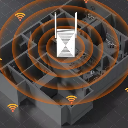 1200Mbps WiFi Repeater – Dual Band 2.4G/5GHz Range Extender en Booster