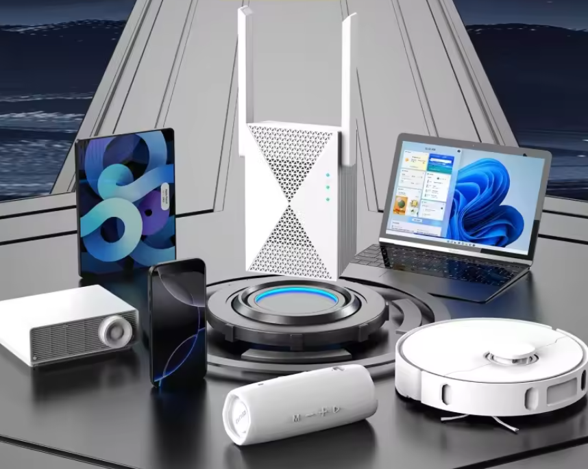 1200Mbps WiFi Repeater – Dual Band 2.4G/5GHz Range Extender en Booster