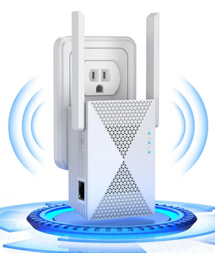 1200Mbps WiFi Repeater – Dual Band 2.4G/5GHz Range Extender en Booster