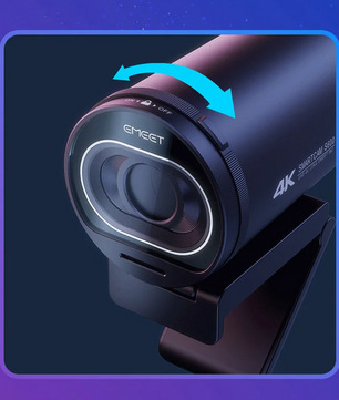 4K Webcam 60FPS – Autofocus Streaming Camera met Microfoon