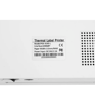 4x6 Label Printer – Draadloze Thermische Printer met Bluetooth en USB voor Verzending