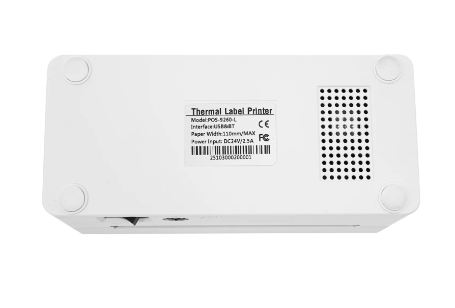 4x6 Label Printer – Draadloze Thermische Printer met Bluetooth en USB voor Verzending