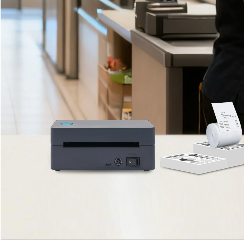 4x6 Label Printer – Draadloze Thermische Printer met Bluetooth en USB voor Verzending