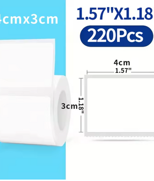 Draagbare Thermische Label Printer – Draadloos Bluetooth Labelapparaat voor Stickers en Prijsetiketten