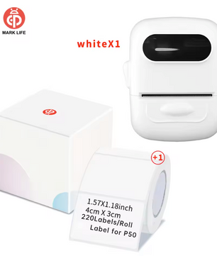 Draagbare Thermische Label Printer – Bluetooth Stickerprinter voor Labels en Organisatie