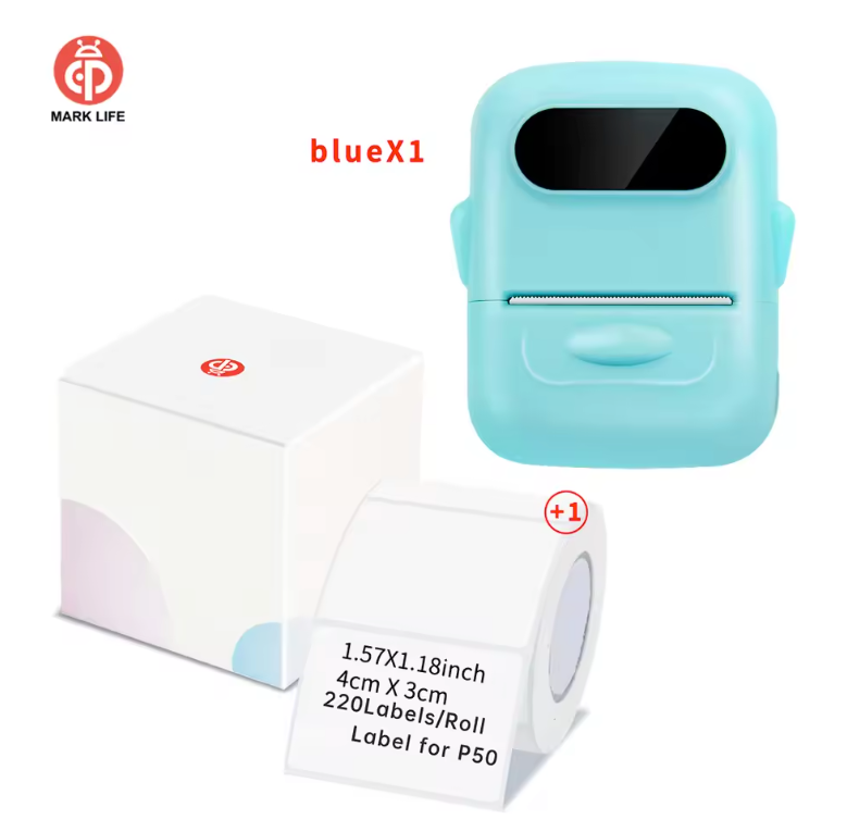 Draagbare Thermische Label Printer – Bluetooth Stickerprinter voor Labels en Organisatie