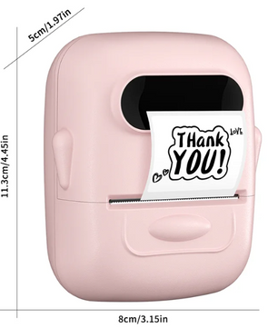 Draagbare Thermische Label Printer – Bluetooth Stickerprinter voor Labels en Organisatie