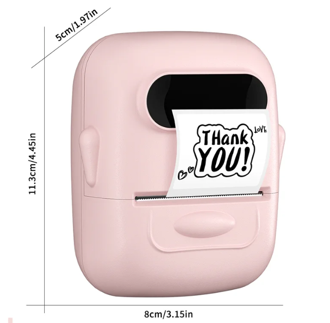 Draagbare Thermische Label Printer – Bluetooth Stickerprinter voor Labels en Organisatie