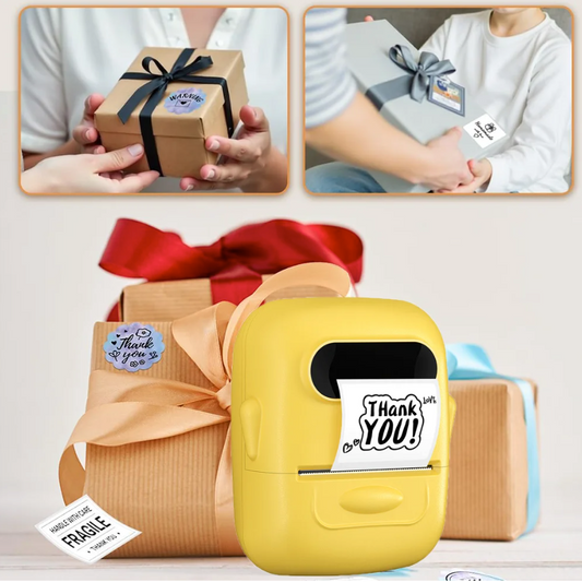Draagbare Thermische Label Printer – Bluetooth Stickerprinter voor Labels en Organisatie