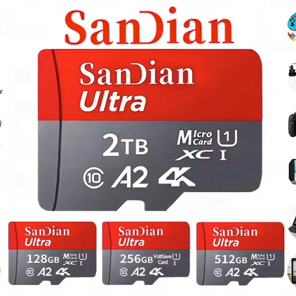 Micro SD Geheugenkaart Class 10 – High Speed Opslag voor Smartphone, Camera en Tablet
