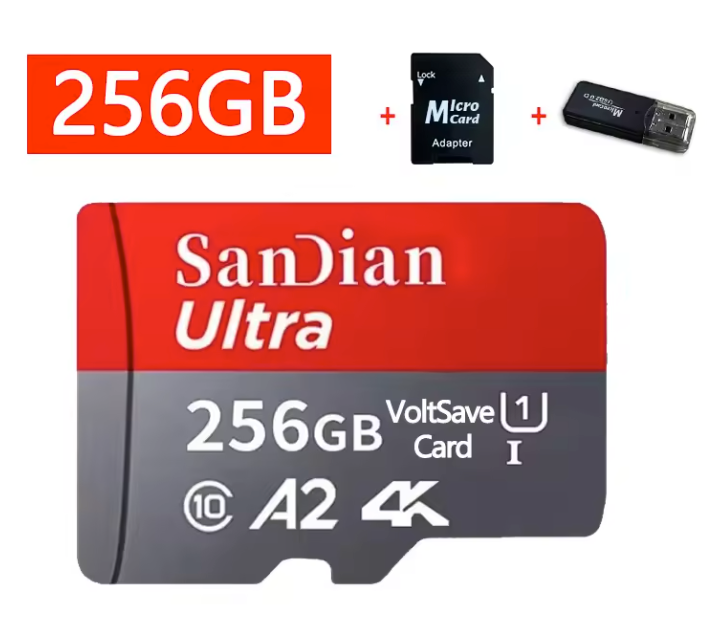 Micro SD Geheugenkaart Class 10 – High Speed Opslag voor Smartphone, Camera en Tablet