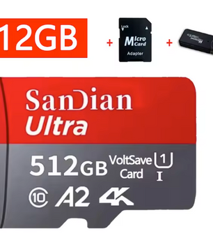 Micro SD Geheugenkaart Class 10 – High Speed Opslag voor Smartphone, Camera en Tablet