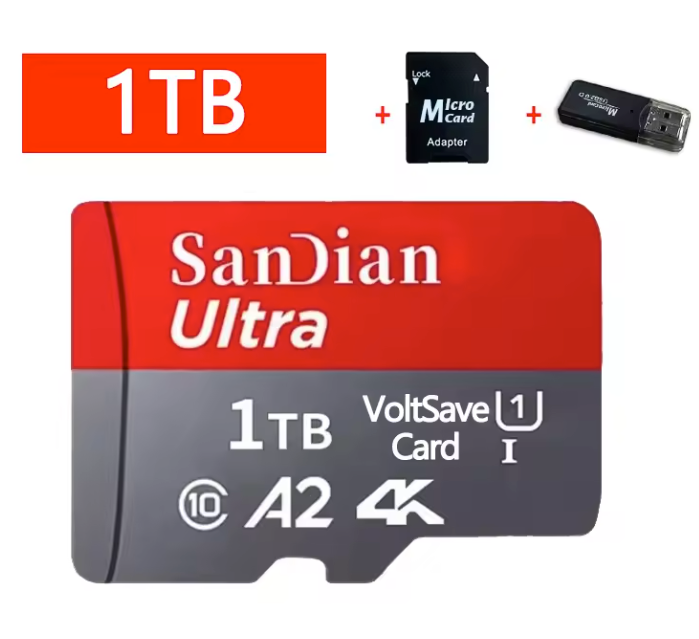 Micro SD Geheugenkaart Class 10 – High Speed Opslag voor Smartphone, Camera en Tablet