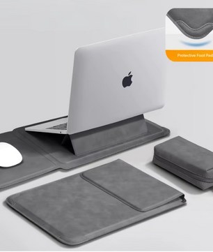 Laptop Sleeve met Standaard – Beschermhoes voor 13 t/m 16 Inch Laptop