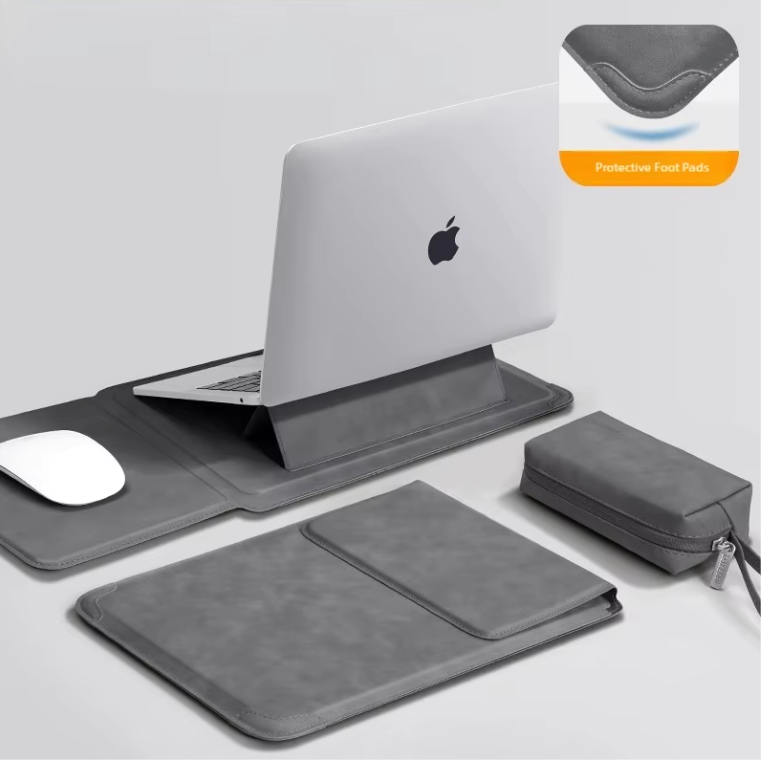 Laptop Sleeve met Standaard – Beschermhoes voor 13 t/m 16 Inch Laptop