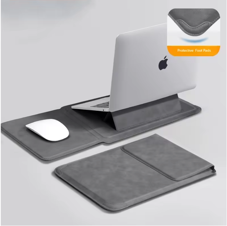 Laptop Sleeve met Standaard – Beschermhoes voor 13 t/m 16 Inch Laptop