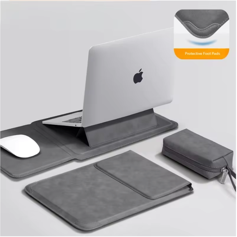 Laptop Sleeve met Standaard – Beschermhoes voor 13 t/m 16 Inch Laptop
