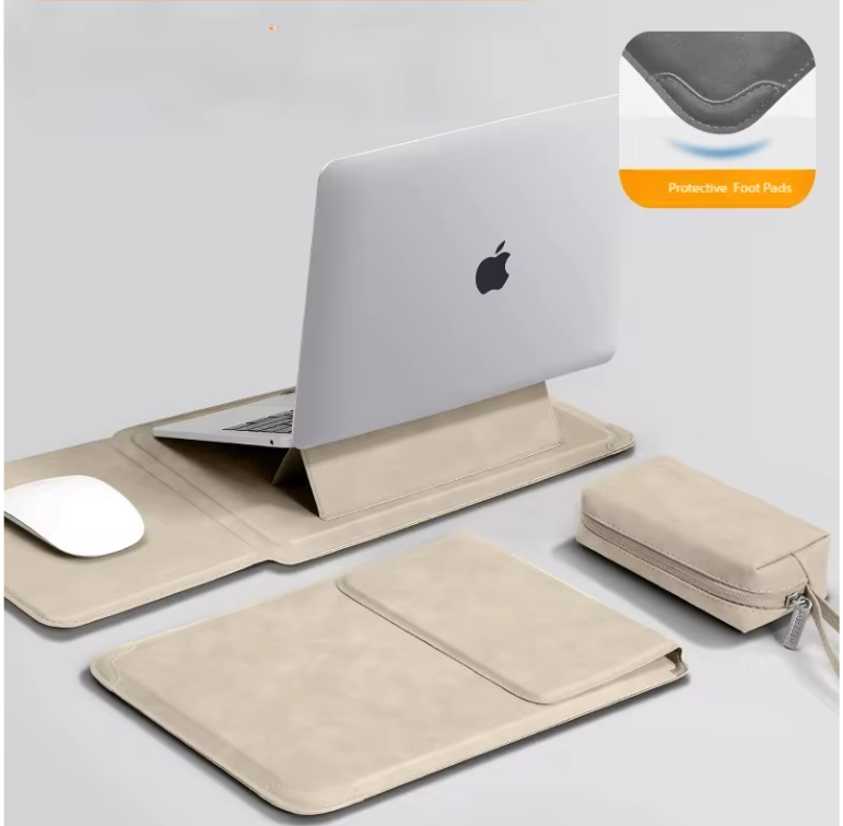 Laptop Sleeve met Standaard – Beschermhoes voor 13 t/m 16 Inch Laptop